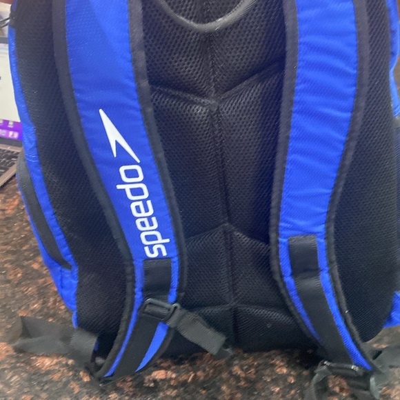 Speedo Unisex-Adult Large Teamster Backpack 35-Liter, Blue - Picture 3 of 4